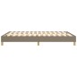 vidaXL Estructura de cama box spring tela gris taupe 140x190 cm vidaXL Estructura de cama box spring tela gris taupe 140x190 cm