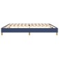 vidaXL Estructura de cama box spring tela azul 200x200 cm vidaXL Estructura de cama box spring tela azul 200x200 cm