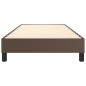 vidaXL Estructura de cama box spring cuero sintético marrón 80x200 cm vidaXL Estructura de cama box spring cuero sintético marrón 80x200 cm