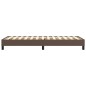 vidaXL Estructura de cama box spring cuero sintético marrón 80x200 cm vidaXL Estructura de cama box spring cuero sintético marrón 80x200 cm
