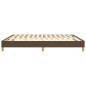 vidaXL Estructura de cama box spring tela marrón 180x200 cm vidaXL Estructura de cama box spring tela marrón 180x200 cm
