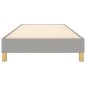 vidaXL Estructura de cama box spring tela gris claro 90x200 cm vidaXL Estructura de cama box spring tela gris claro 90x200 cm