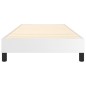 vidaXL Estructura de cama box spring cuero sintético blanco 80x200 cm vidaXL Estructura de cama box spring cuero sintético blanco 80x200 cm