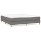 vidaXL Estructura de cama box spring tela gris oscuro 180x200 cm vidaXL Estructura de cama box spring tela gris oscuro 180x200 cm