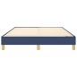 vidaXL Estructura de cama box spring tela azul 140x190 cm vidaXL Estructura de cama box spring tela azul 140x190 cm