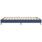vidaXL Estructura de cama box spring tela azul 140x190 cm vidaXL Estructura de cama box spring tela azul 140x190 cm