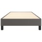 vidaXL Estructura de cama box spring cuero sintético gris 100x200 cm vidaXL Estructura de cama box spring cuero sintético gris 100x200 cm