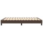 vidaXL Estructura de cama box spring cuero sintético marrón 140x200 cm vidaXL Estructura de cama box spring cuero sintético marrón 140x200 cm