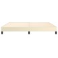 vidaXL Estructura de cama box spring cuero sintético crema 200x200 cm vidaXL Estructura de cama box spring cuero sintético crema 200x200 cm