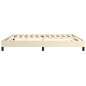 vidaXL Estructura de cama box spring cuero sintético crema 200x200 cm vidaXL Estructura de cama box spring cuero sintético crema 200x200 cm
