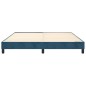 vidaXL Estructura de cama box spring terciopelo azul oscuro 180x200 cm