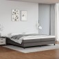 vidaXL Estructura de cama box spring cuero sintético gris 200x200 cm vidaXL Estructura de cama box spring cuero sintético gris 200x200 cm