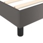 vidaXL Estructura de cama box spring cuero sintético gris 200x200 cm vidaXL Estructura de cama box spring cuero sintético gris 200x200 cm