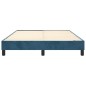 vidaXL Estructura de cama box spring terciopelo azul oscuro 140x200 cm vidaXL Estructura de cama box spring terciopelo azul oscuro 140x200 cm