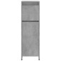 vidaXL Armario de baño contrachapada gris hormigón 30x30x95 cm vidaXL Armario de baño contrachapada gris hormigón 30x30x95 cm