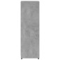 vidaXL Armario de baño contrachapada gris hormigón 30x30x95 cm vidaXL Armario de baño contrachapada gris hormigón 30x30x95 cm