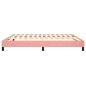 vidaXL Estructura de cama box spring terciopelo rosa 160x200 cm vidaXL Estructura de cama box spring terciopelo rosa 160x200 cm