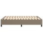 vidaXL Estructura de cama box spring tela gris taupe 140x200 cm vidaXL Estructura de cama box spring tela gris taupe 140x200 cm