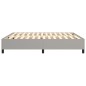 vidaXL Estructura de cama box spring tela gris claro 160x200 cm vidaXL Estructura de cama box spring tela gris claro 160x200 cm