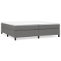 vidaXL Estructura de cama box spring tela gris oscuro 200x200 cm vidaXL Estructura de cama box spring tela gris oscuro 200x200 cm