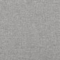 vidaXL Estructura de cama box spring tela gris claro 100x200 cm