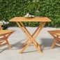 vidaXL Mesa de jardín plegable madera de teca maciza 85x85x76 cm vidaXL Mesa de jardín plegable madera de teca maciza 85x85x76 cm