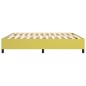 vidaXL Estructura de cama box spring tela verde 200x200 cm
