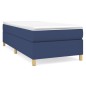vidaXL Estructura de cama box spring tela azul 90x200 cm vidaXL Estructura de cama box spring tela azul 90x200 cm