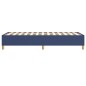 vidaXL Estructura de cama box spring tela azul 90x200 cm vidaXL Estructura de cama box spring tela azul 90x200 cm