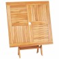 vidaXL Mesa de jardín plegable madera de teca maciza 85x85x76 cm vidaXL Mesa de jardín plegable madera de teca maciza 85x85x76 cm