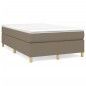 vidaXL Estructura de cama box spring tela gris taupe 120x200 cm vidaXL Estructura de cama box spring tela gris taupe 120x200 cm