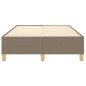 vidaXL Estructura de cama box spring tela gris taupe 120x200 cm vidaXL Estructura de cama box spring tela gris taupe 120x200 cm