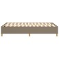vidaXL Estructura de cama box spring tela gris taupe 120x200 cm vidaXL Estructura de cama box spring tela gris taupe 120x200 cm