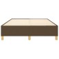vidaXL Estructura de cama box spring tela marrón 140x190 cm