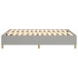 vidaXL Estructura de cama box spring tela gris claro 140x200 cm vidaXL Estructura de cama box spring tela gris claro 140x200 cm