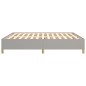 vidaXL Estructura de cama box spring tela gris claro 180x200 cm vidaXL Estructura de cama box spring tela gris claro 180x200 cm