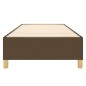 vidaXL Estructura de cama box spring tela marrón 100x200 cm vidaXL Estructura de cama box spring tela marrón 100x200 cm