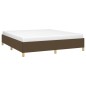 vidaXL Estructura de cama box spring tela marrón 180x200 cm vidaXL Estructura de cama box spring tela marrón 180x200 cm