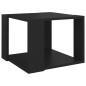 vidaXL Mesa de centro de madera contrachapada negro 40x40x30 cm vidaXL Mesa de centro de madera contrachapada negro 40x40x30 cm