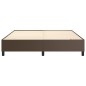 vidaXL Estructura de cama box spring cuero sintético marrón 180x200 cm vidaXL Estructura de cama box spring cuero sintético marrón 180x200 cm