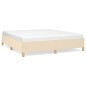 vidaXL Estructura de cama box spring tela color crema 180x200 cm vidaXL Estructura de cama box spring tela color crema 180x200 cm