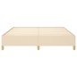 vidaXL Estructura de cama box spring tela color crema 180x200 cm vidaXL Estructura de cama box spring tela color crema 180x200 cm
