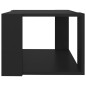 vidaXL Mesa de centro de madera contrachapada negro 40x40x30 cm vidaXL Mesa de centro de madera contrachapada negro 40x40x30 cm