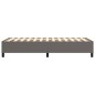 vidaXL Estructura de cama box spring cuero sintético gris 80x200 cm vidaXL Estructura de cama box spring cuero sintético gris 80x200 cm