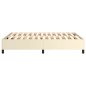 vidaXL Estructura de cama box spring cuero sintético crema 140x190 cm vidaXL Estructura de cama box spring cuero sintético crema 140x190 cm