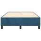 vidaXL Estructura de cama box spring terciopelo azul oscuro 120x200 cm vidaXL Estructura de cama box spring terciopelo azul oscuro 120x200 cm