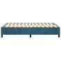 vidaXL Estructura de cama box spring terciopelo azul oscuro 120x200 cm vidaXL Estructura de cama box spring terciopelo azul oscuro 120x200 cm