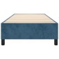 vidaXL Estructura de cama box spring terciopelo azul oscuro 80x200 cm