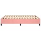 vidaXL Estructura de cama box spring terciopelo rosa 140x200 cm vidaXL Estructura de cama box spring terciopelo rosa 140x200 cm