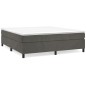 vidaXL Estructura de cama box spring terciopelo gris oscuro 160x200 cm vidaXL Estructura de cama box spring terciopelo gris oscuro 160x200 cm